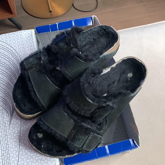 BIRKENSTOCK Arizona Shearling Suede Leather - Picture 7 of 12